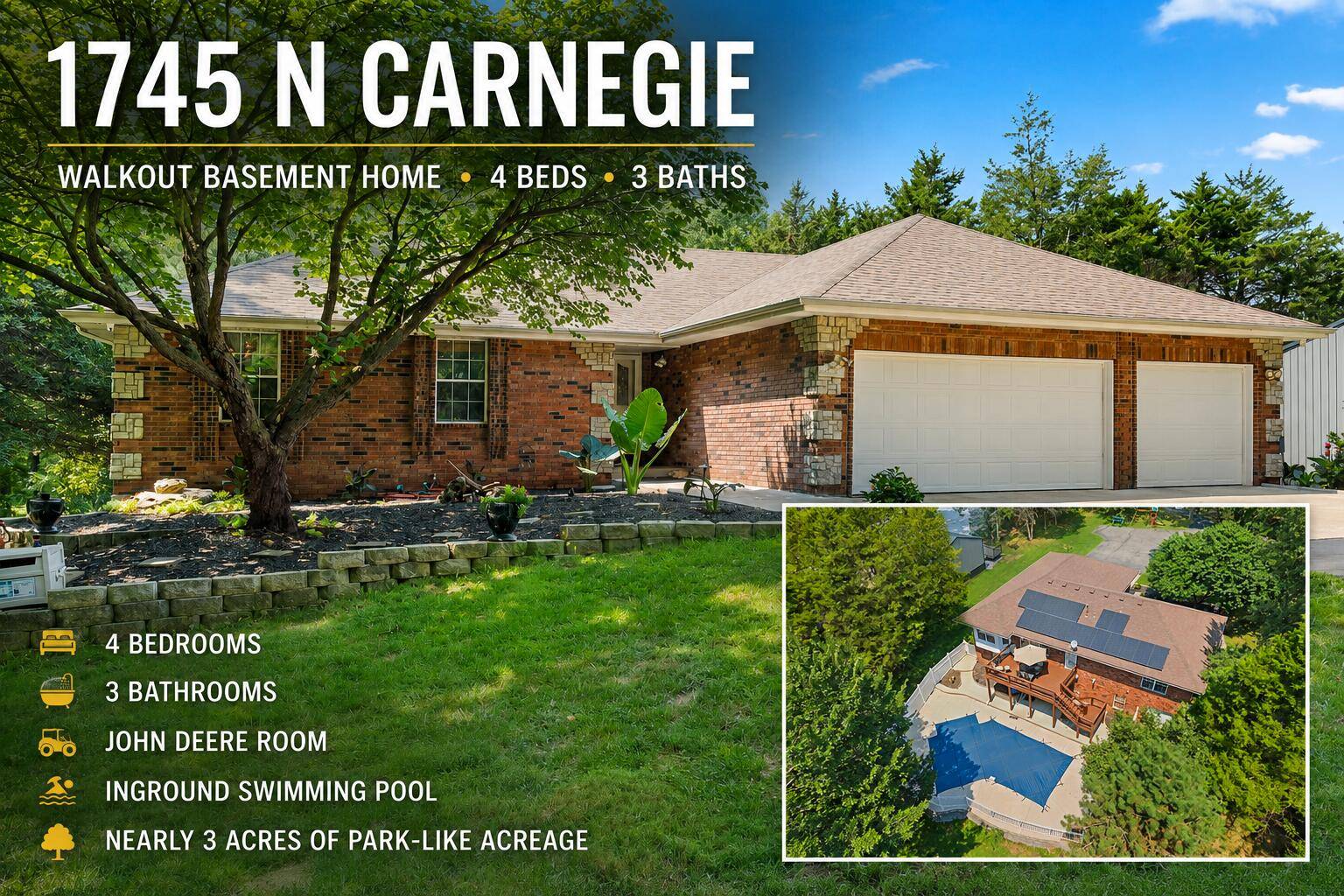 1745 N Carnegie RD, Nixa, MO 65714