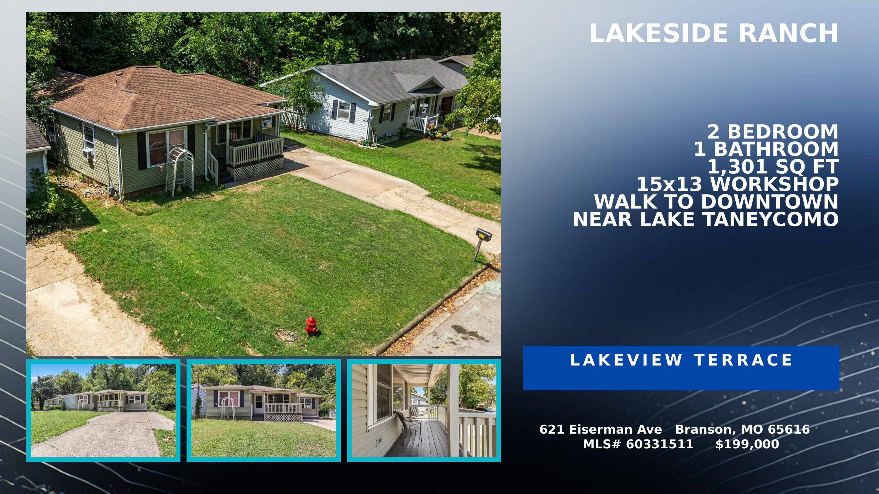 621 Eiserman AVE, Branson, MO 65616