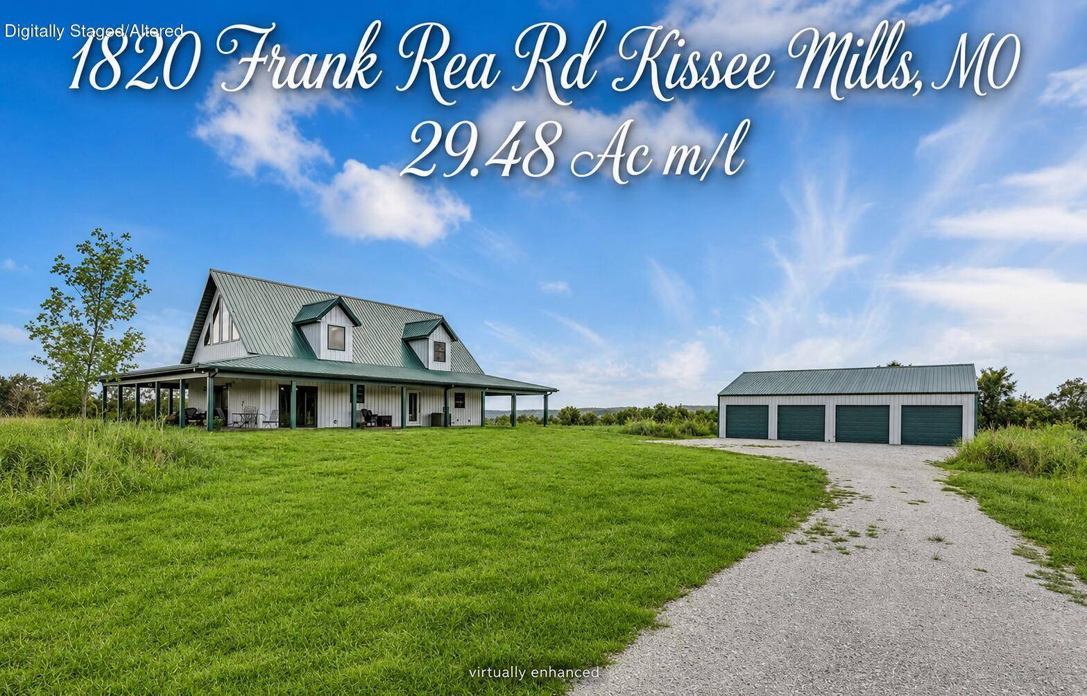 1820 Frank Rea RD, Kissee Mills, MO 65680