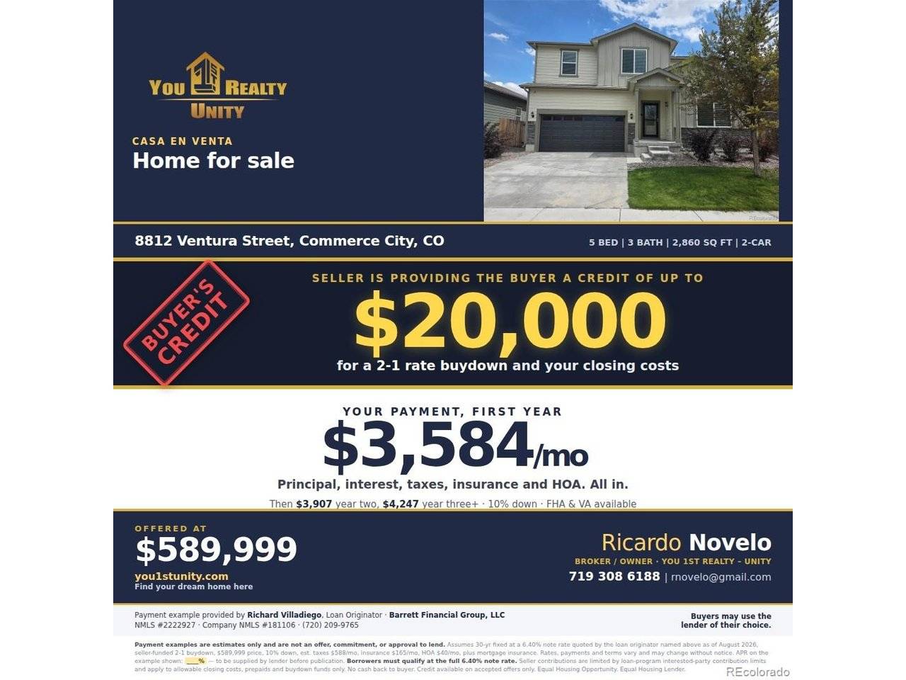 8812 Ventura, Commerce City, CO 80022