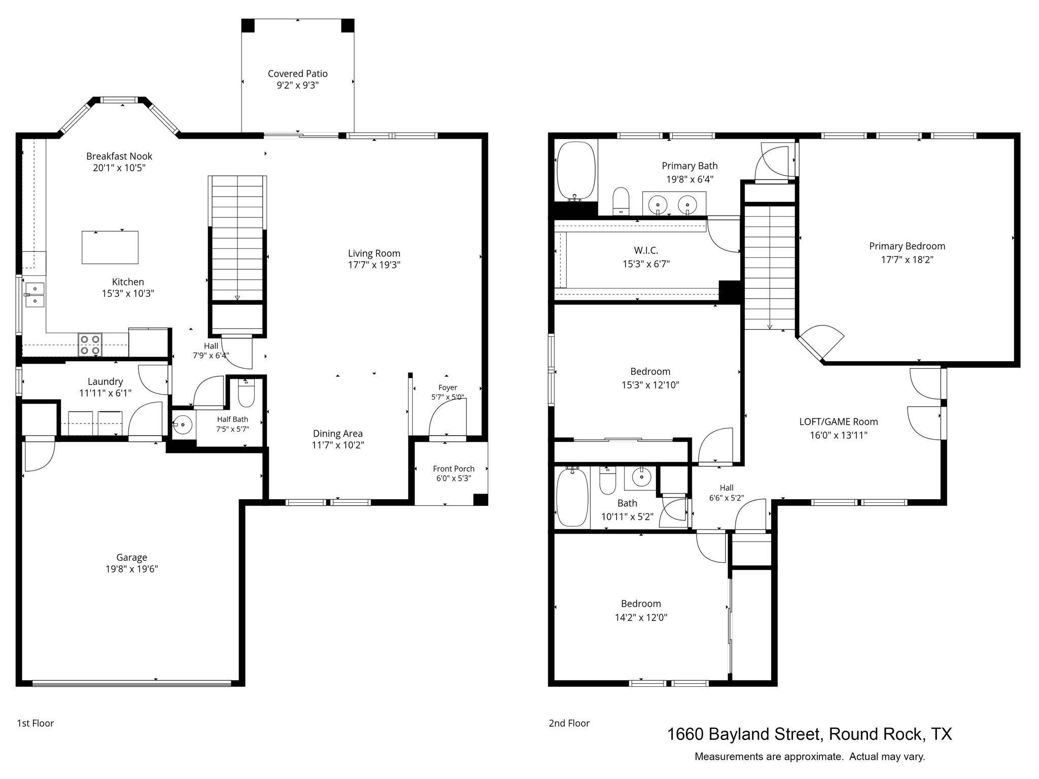 1660 Bayland ST, Round Rock, TX 78664