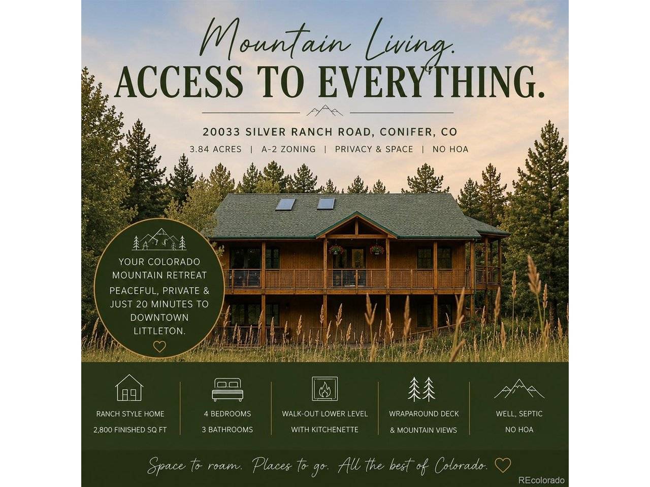 20033 Silver Ranch, Conifer, CO 80433