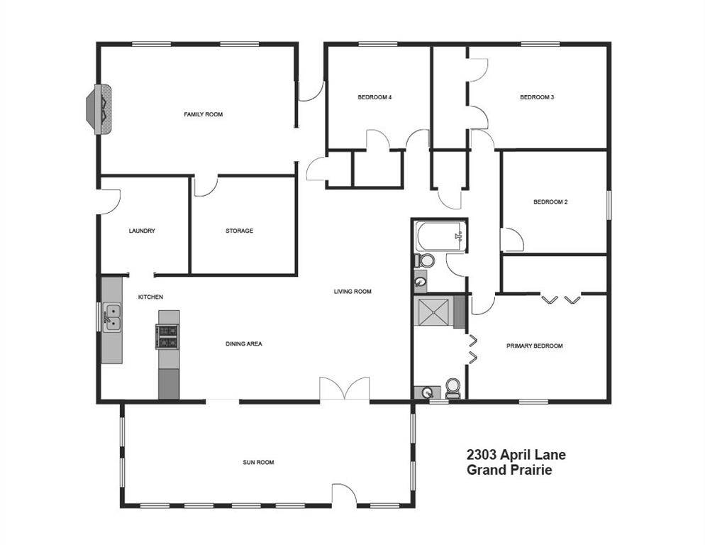 2303 April Lane, Grand Prairie, TX 75050