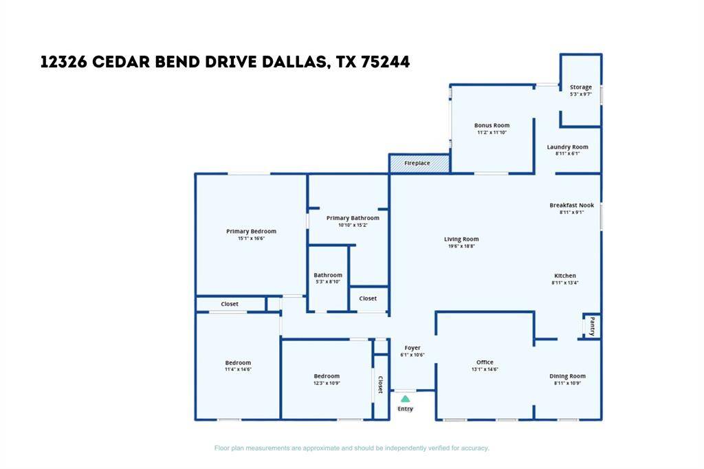 12326 Cedar Bend Drive, Dallas, TX 75244