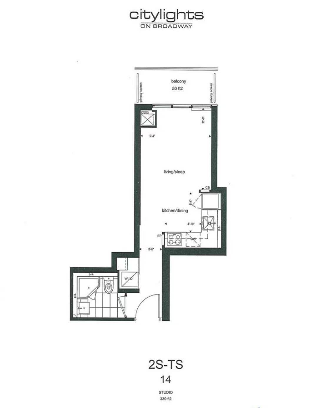195 Redpath AVE #2214, Toronto C10, ON M4P 0E4