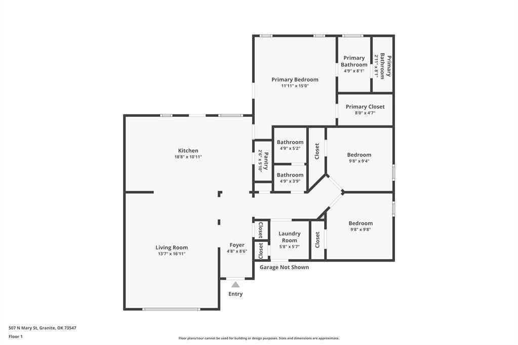 507 N Mary ST, Granite, OK 73547