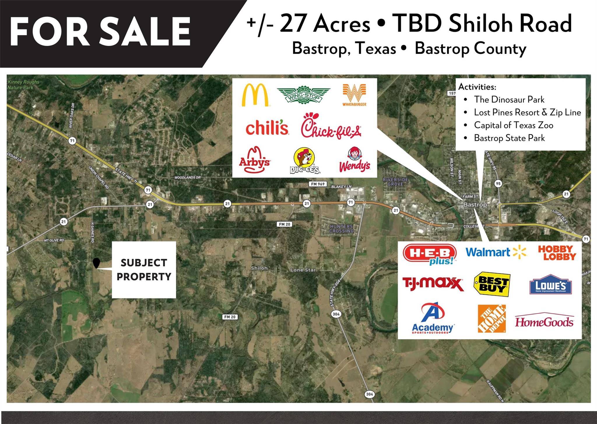 TBD (27 Acres) Shiloh RD, Bastrop, TX 78602