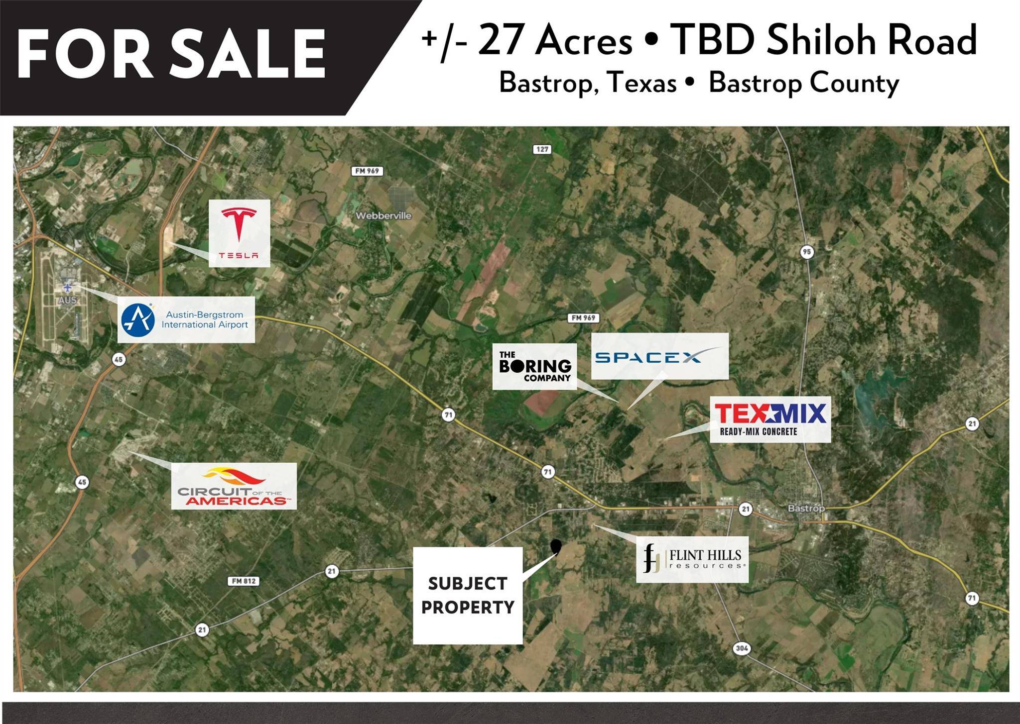 TBD (27 Acres) Shiloh RD, Bastrop, TX 78602
