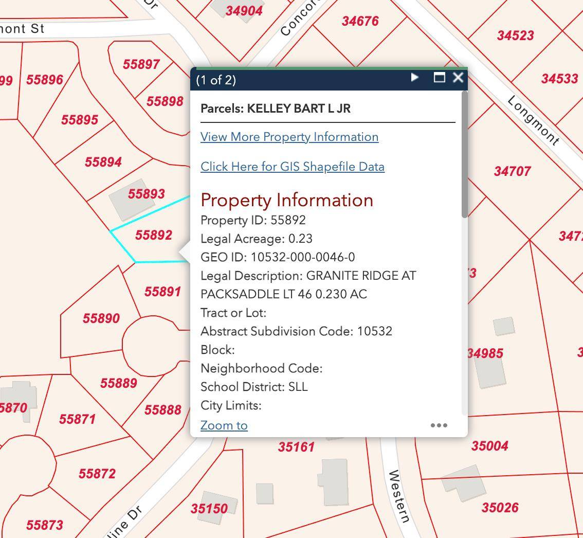 TBD Skyline DR, Kingsland, TX 78639
