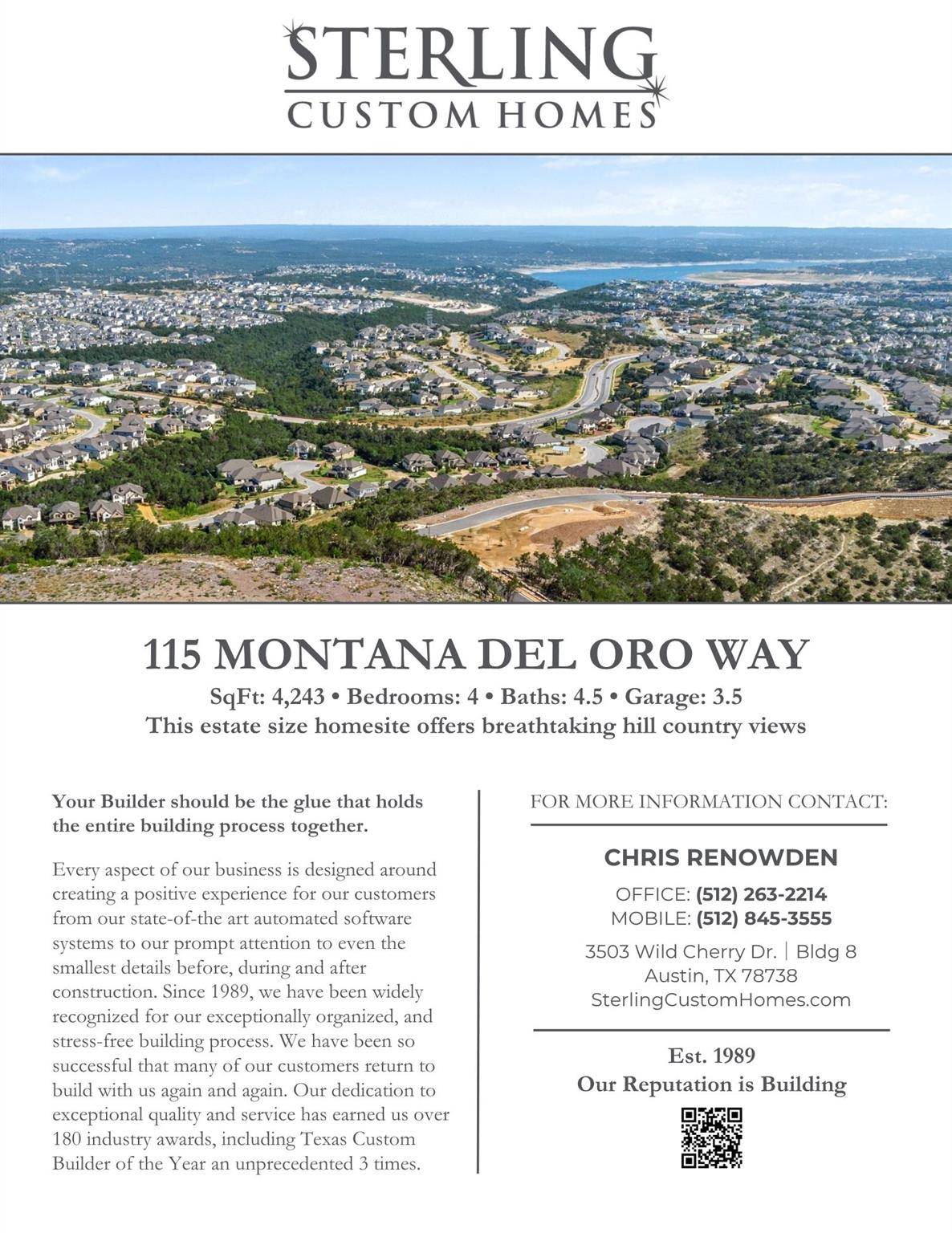 115 Montana Del Oro WAY, Lakeway, TX 78738