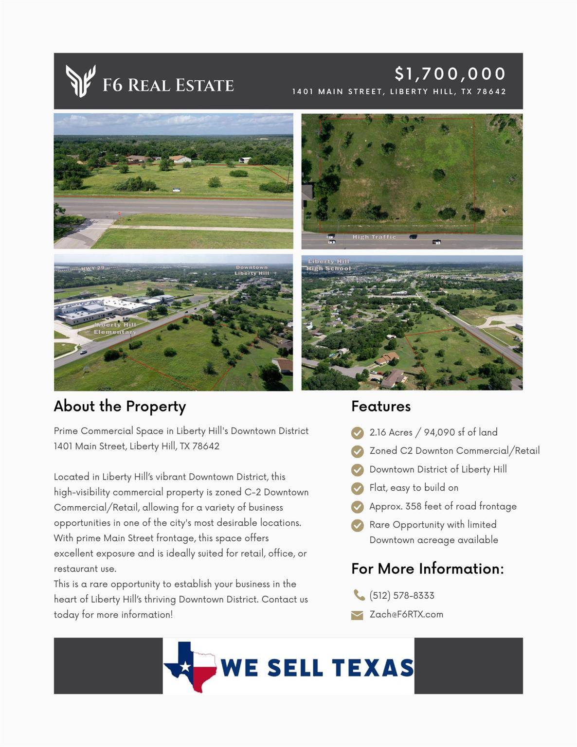 1401 Main ST, Liberty Hill, TX 78642