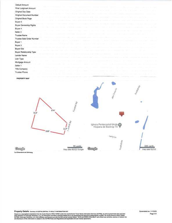 Address not disclosed, Bastrop, TX 78602