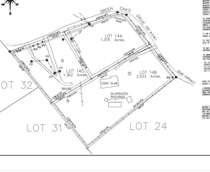 314 Green Oaks DR #Lot# 14-A, Bastrop, TX 78602