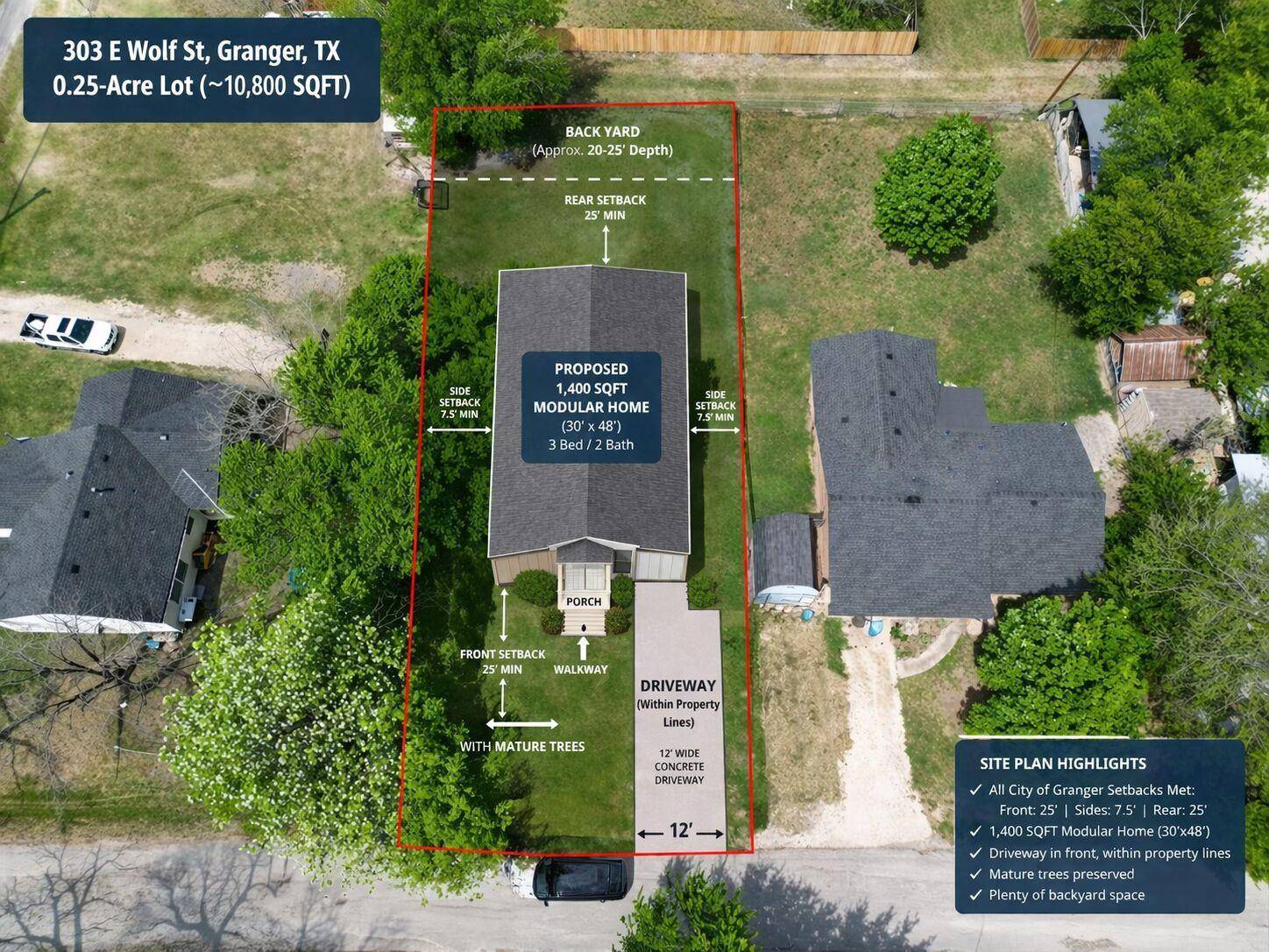 303 E Wolf ST, Granger, TX 76530