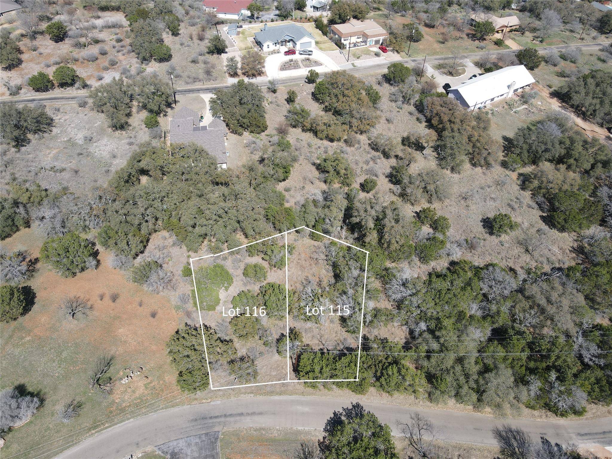 Lots 115 & 116 Deerhaven DR, Horseshoe Bay, TX 78657