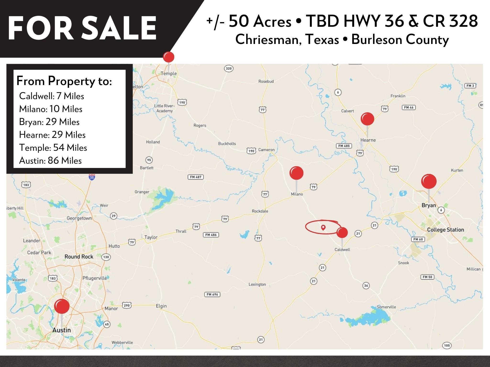 TBD Hwy 36 & CR 328, Caldwell, TX 77838