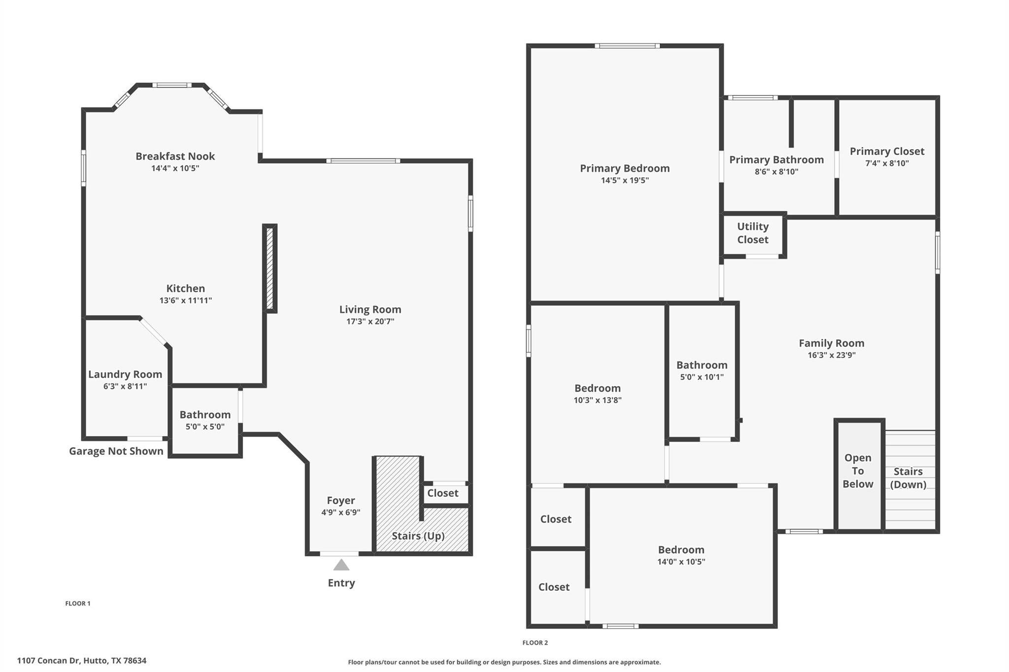 1107 Concan DR, Hutto, TX 78634