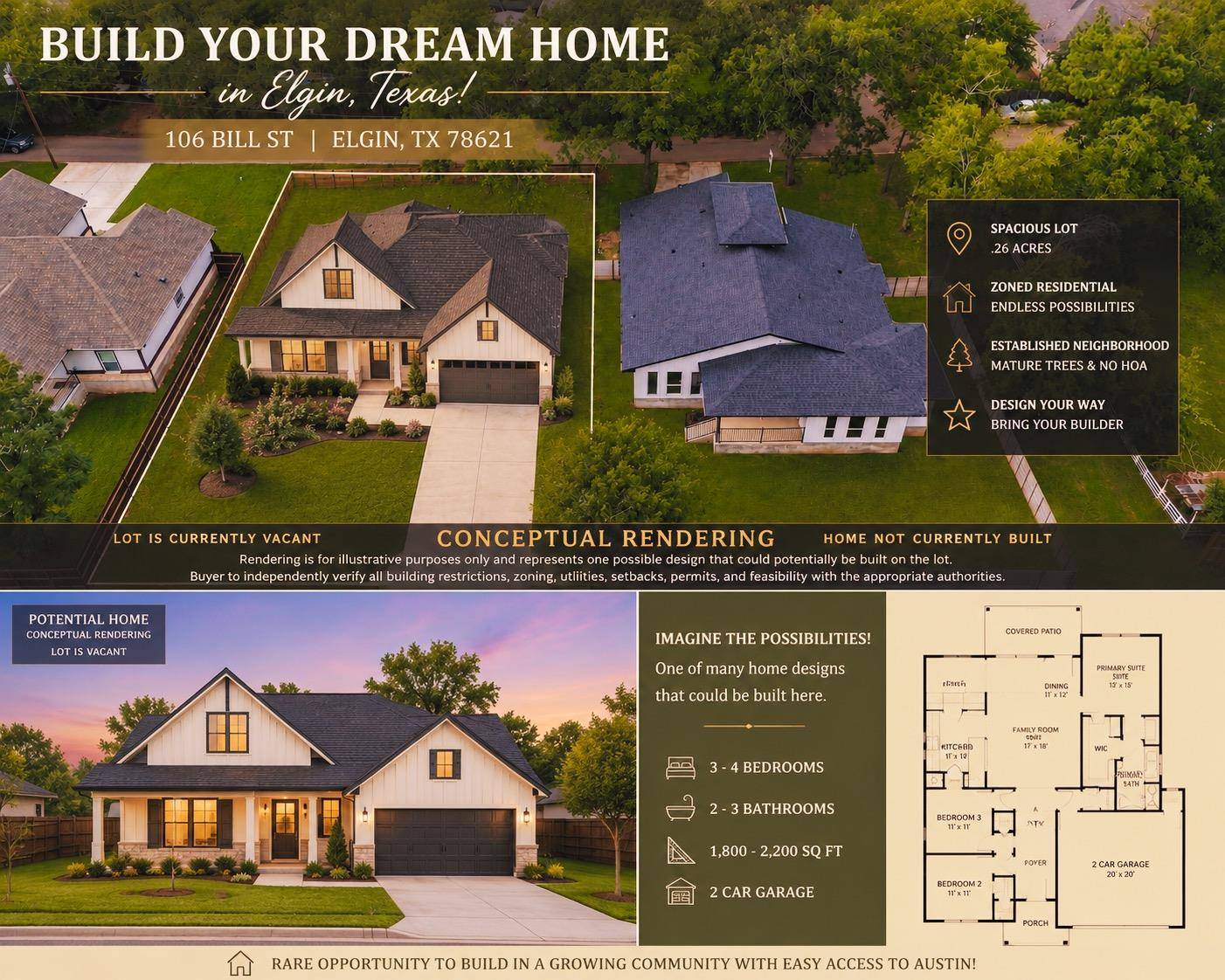 106 Bill ST, Elgin, TX 78621