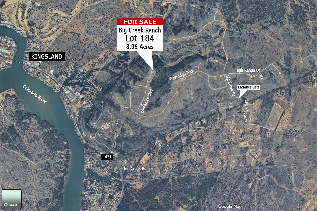 Lot 184 Whiterock TRL, Kingsland, TX 78639