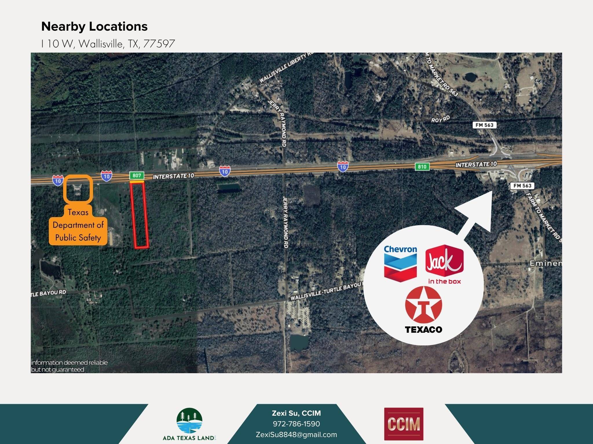 0 I-10 HWY, Anahuac, TX 77597