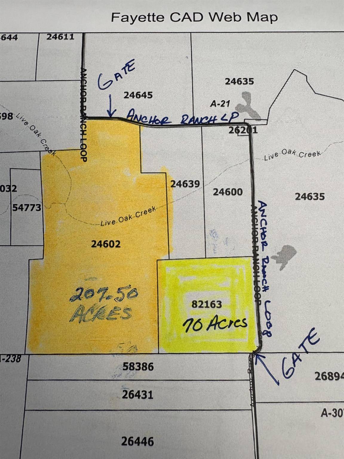 TBD 70 ACRES +/- Anchor Ranch Loop LOOP, Flatonia, TX 78941