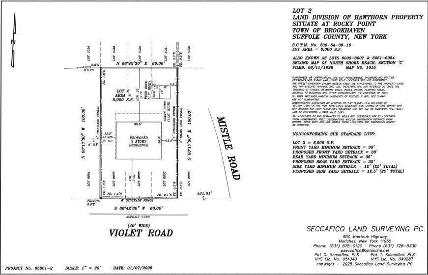 0 Violet RD, Rocky Point, NY