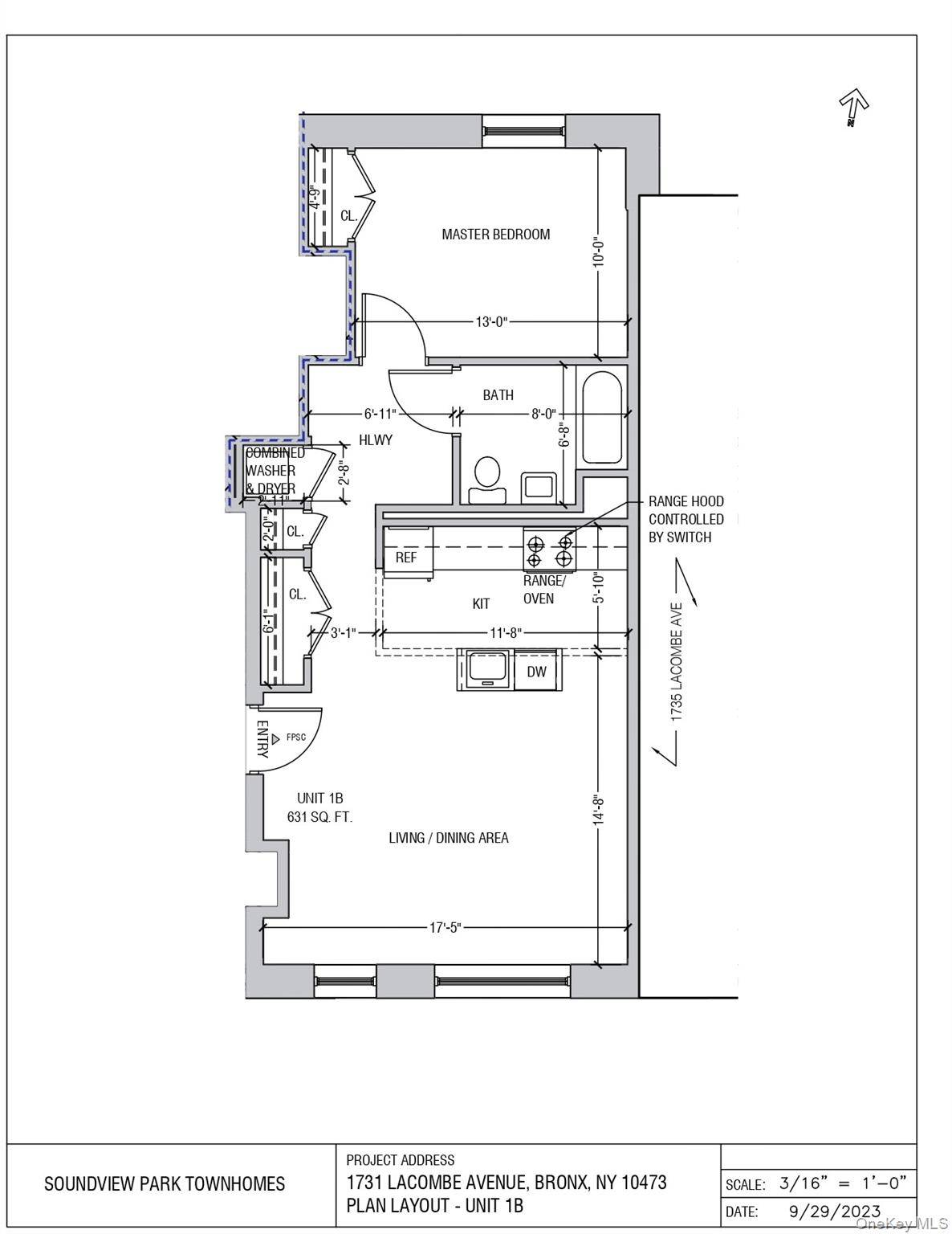 1731 Lacombe AVE #1B, Bronx, NY 10473