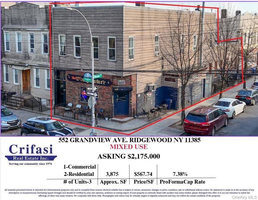 552 Grandview AVE, Ridgewood, NY 11385