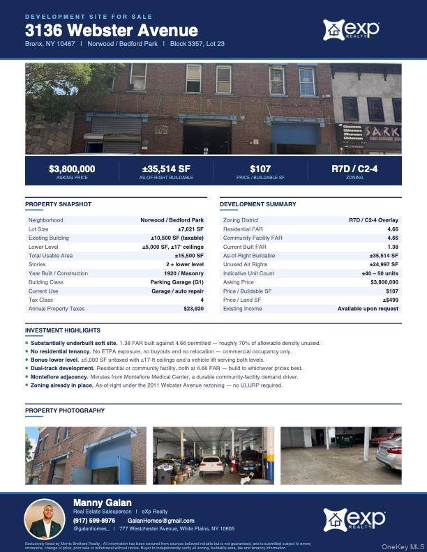 3136 Webster AVE, Bronx, NY 10467