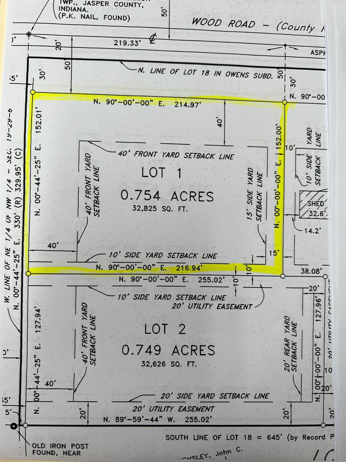 0-Lot 1 Wood Road, Rensselaer, IN 47978
