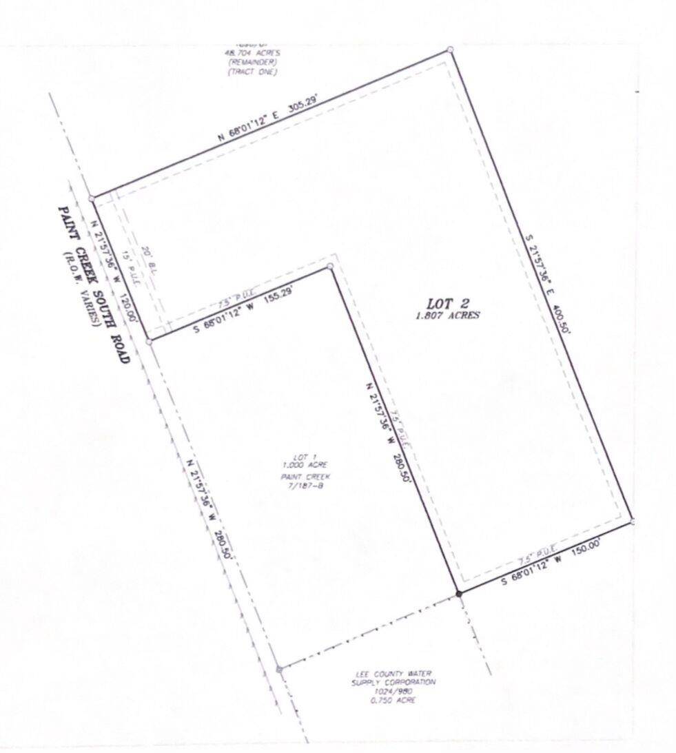 TBD- Paint Creek South Lot RD, Paige, TX 78659