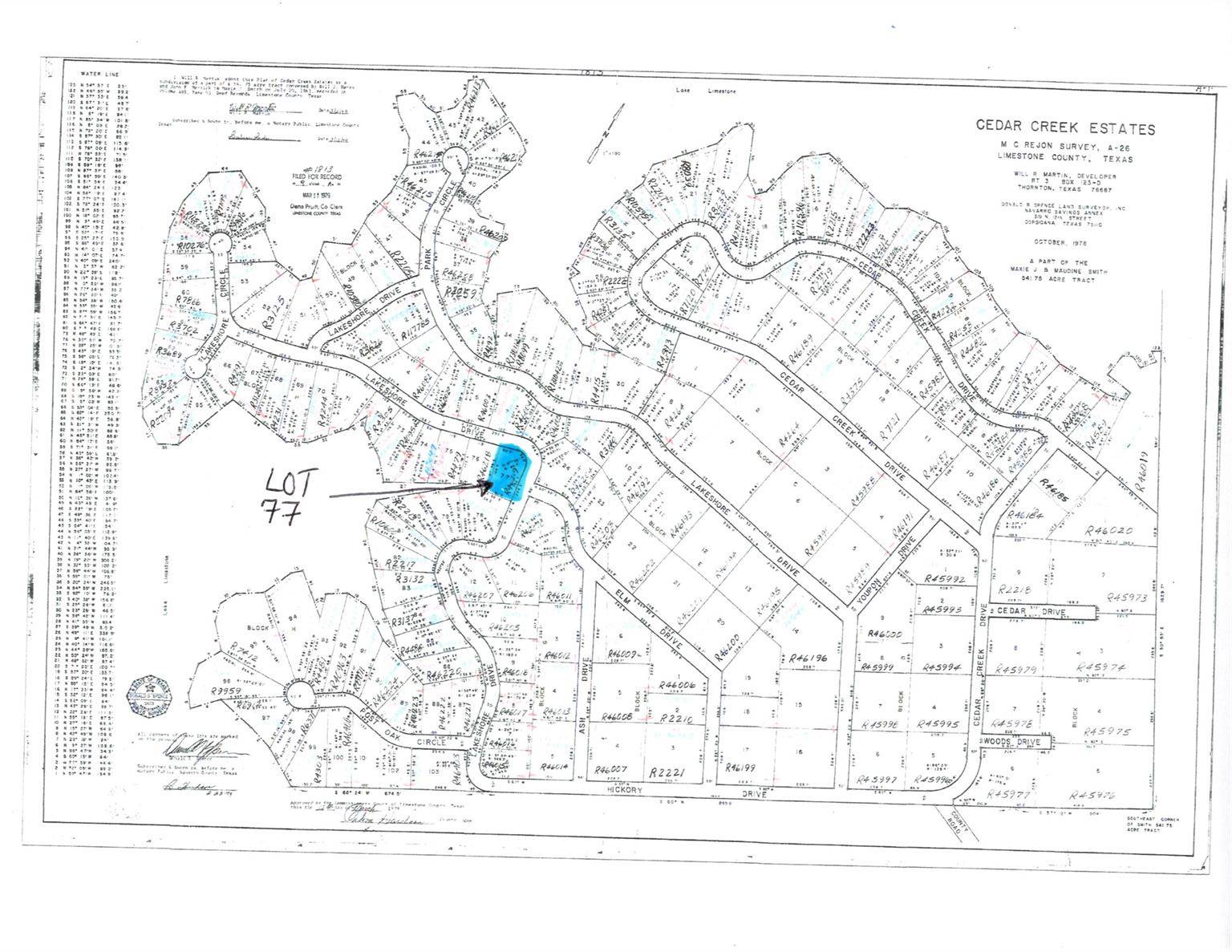 LOT 77 LCR 894, Jewett, TX 75846