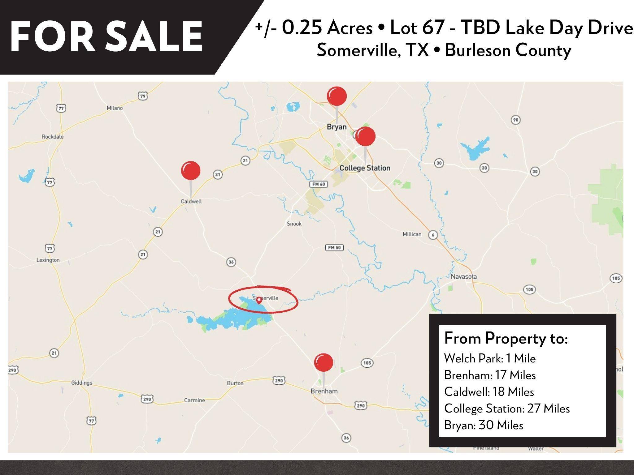 TBD Lot 67 Lake Day DR, Somerville, TX 77879