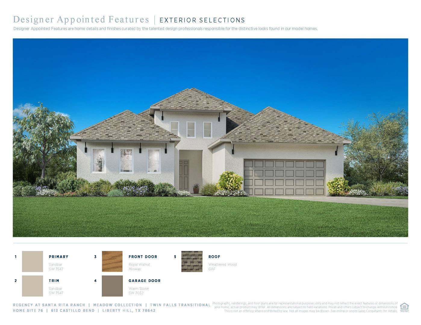 613 Castillo BND, Liberty Hill, TX 78642