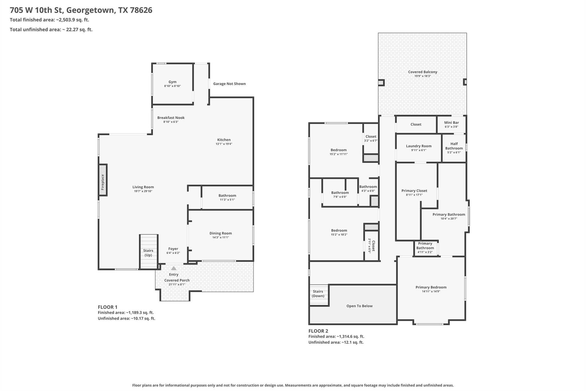 705 W 10th ST, Georgetown, TX 78626