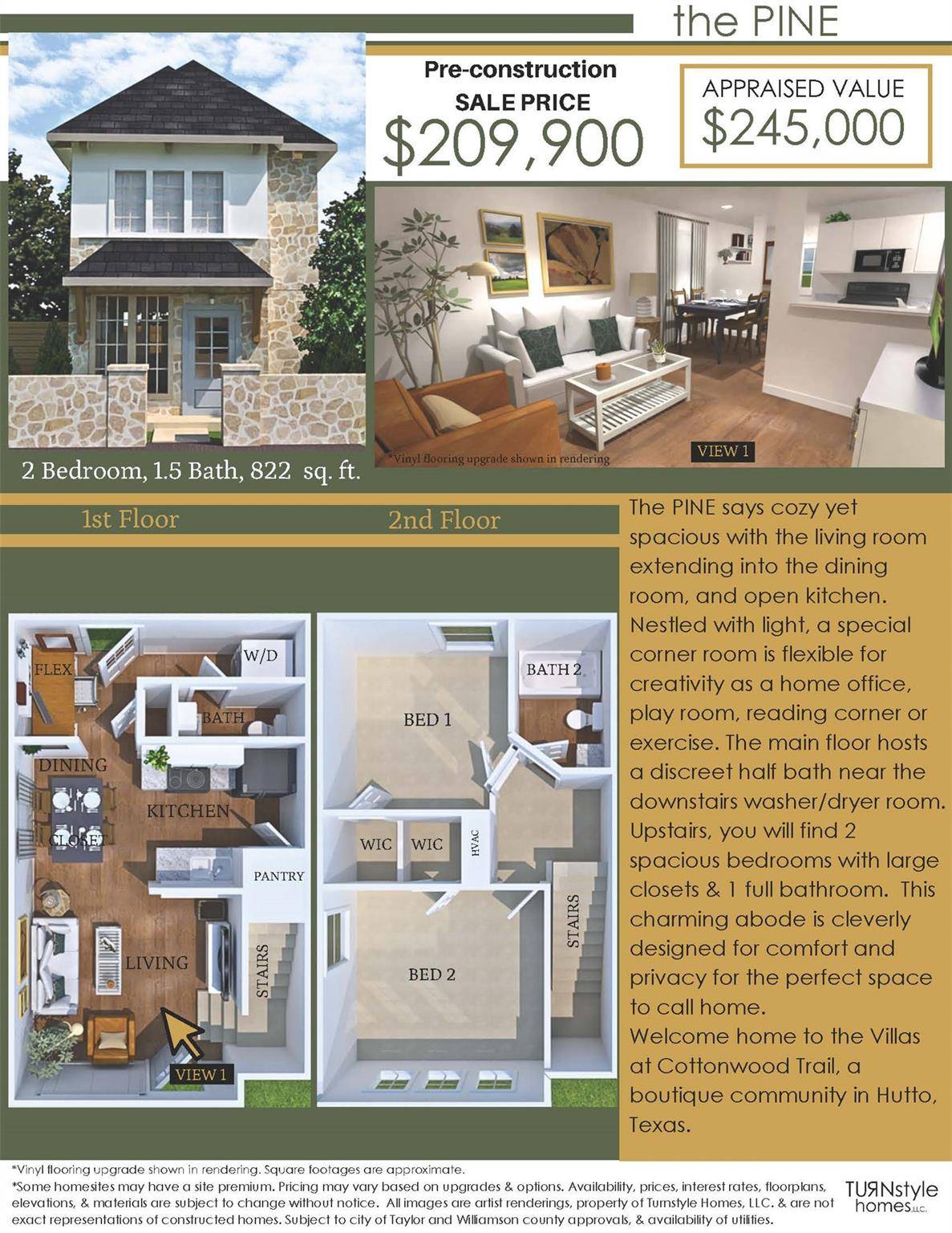 99 Mager LN #E1, Hutto, TX 78634