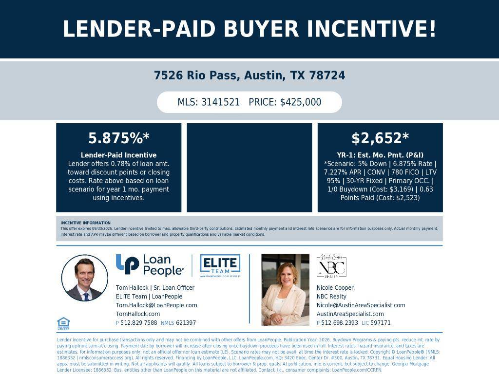 7526 Rio PASS, Austin, TX 78724
