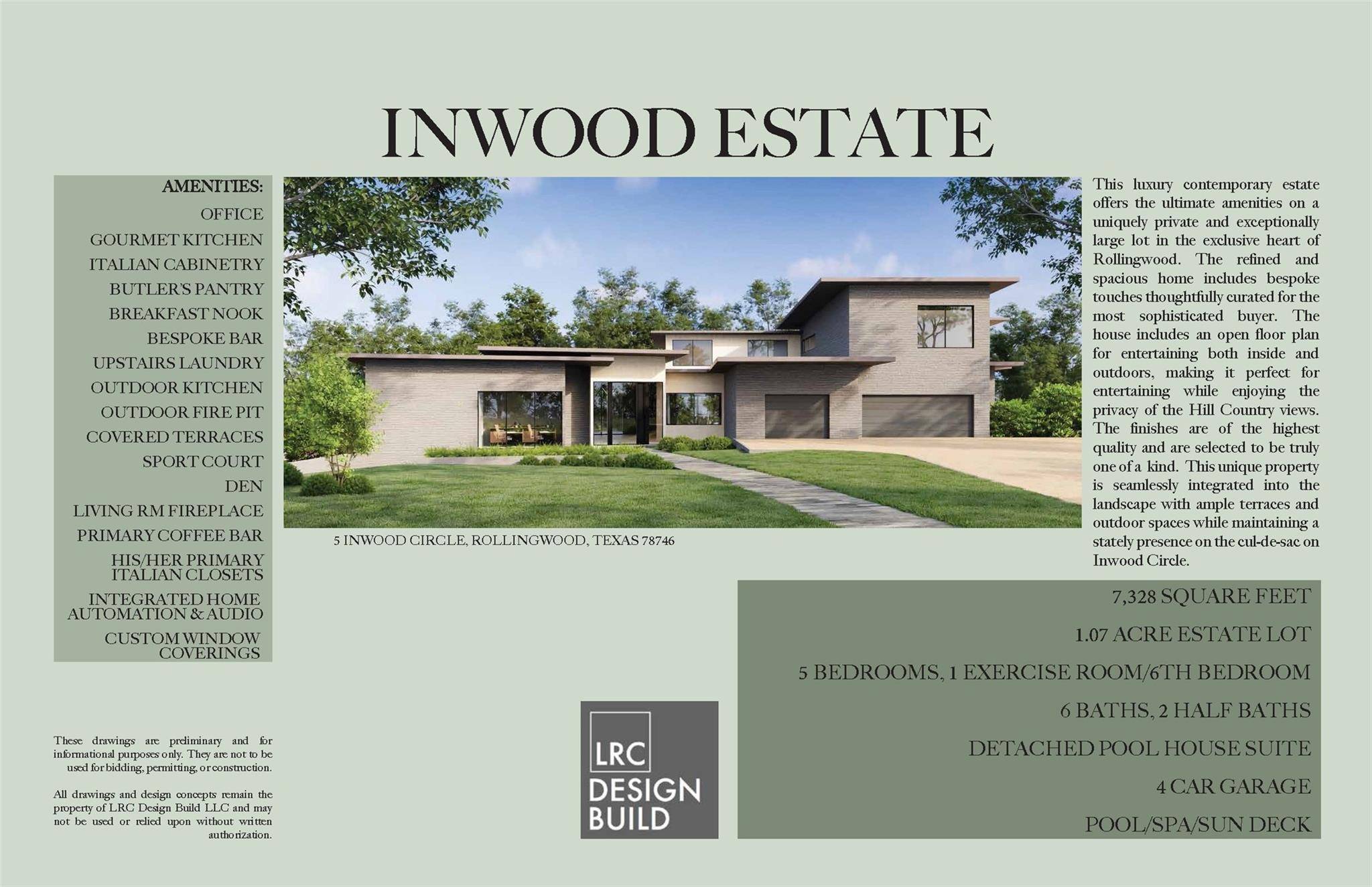 5 Inwood CIR, Rollingwood, TX 78746