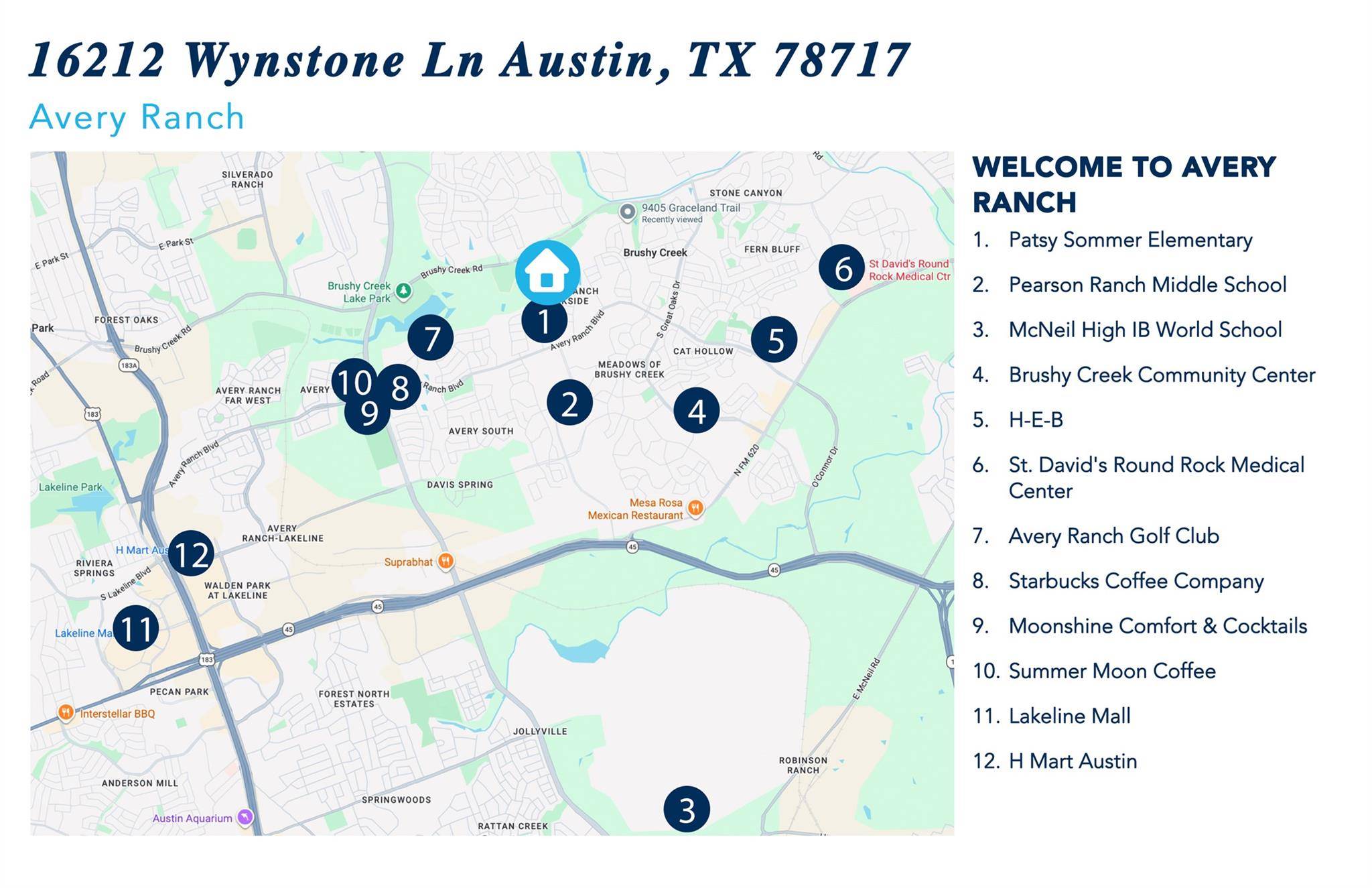 16212 Wynstone LN, Austin, TX 78717