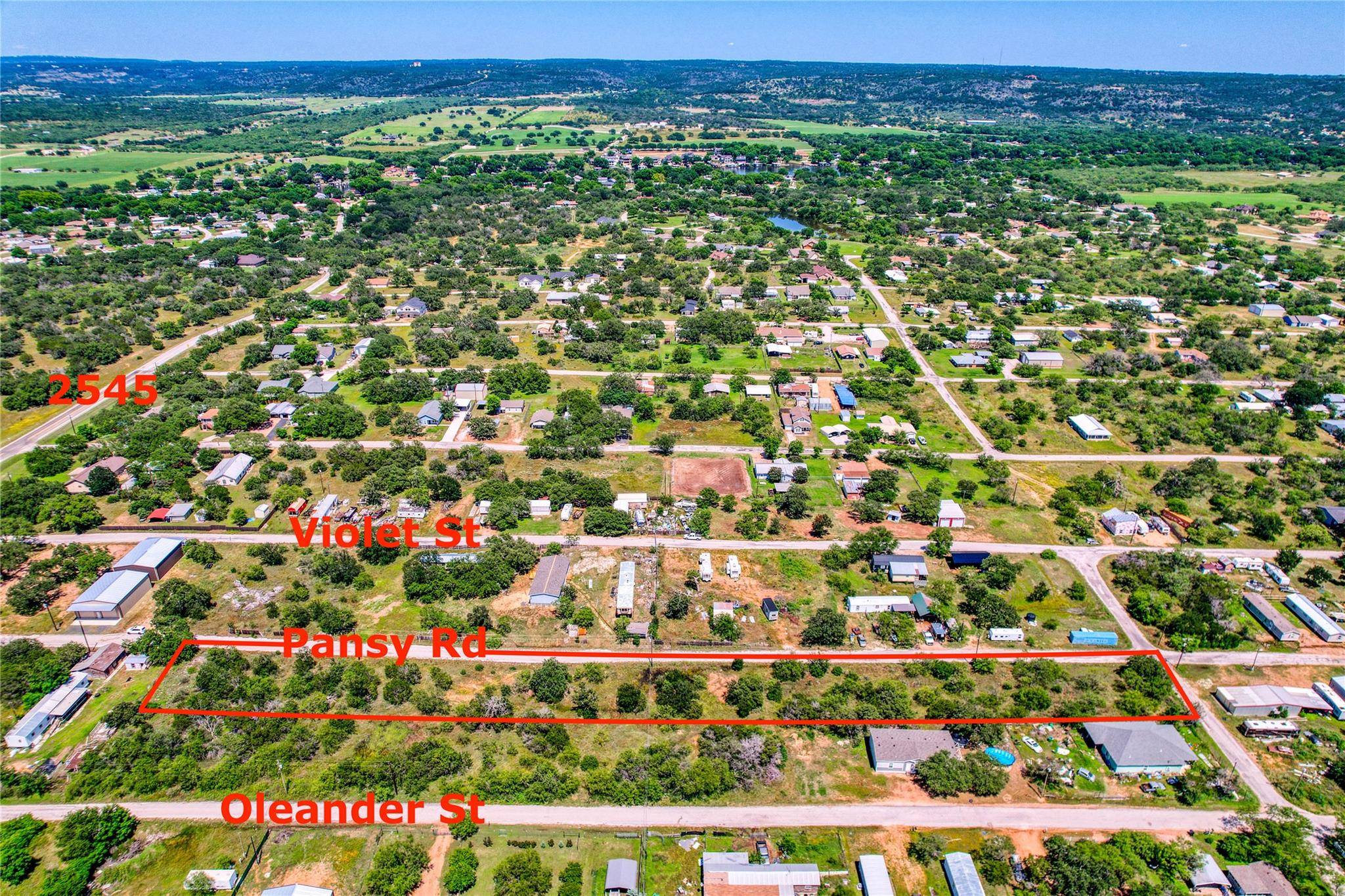 Lots 48-51 Pansy RD, Kingsland, TX 78639
