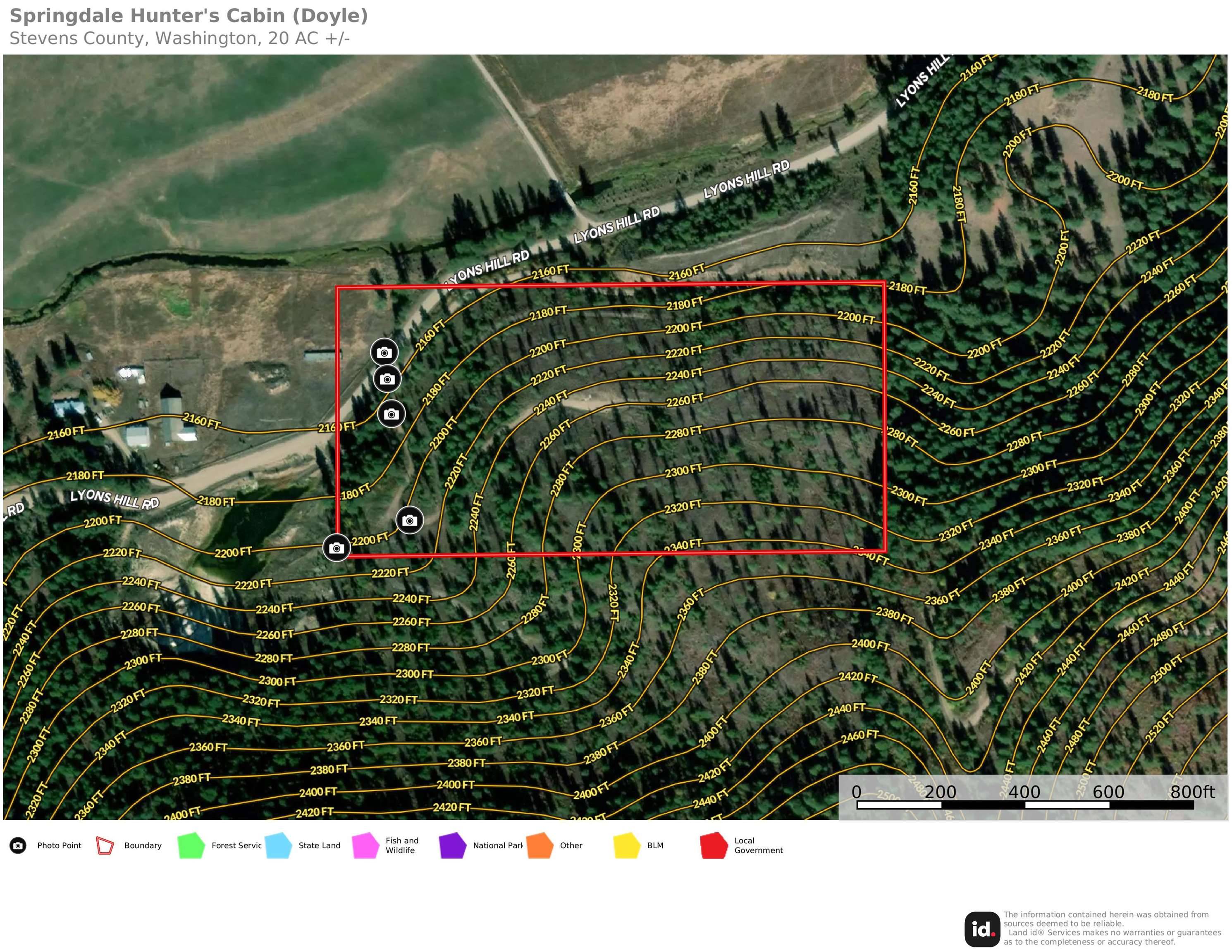 4962 Lyons Hill Rd, Springdale, WA 99173
