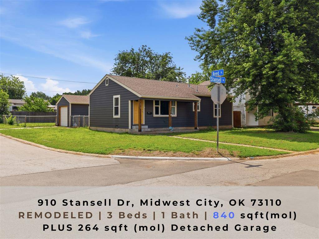 910 Stansell DR, Midwest City, OK 73110