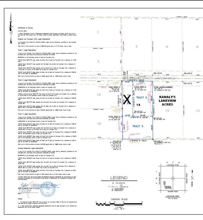 N Tract 3 Lakeview DR, Guthrie, OK 73044