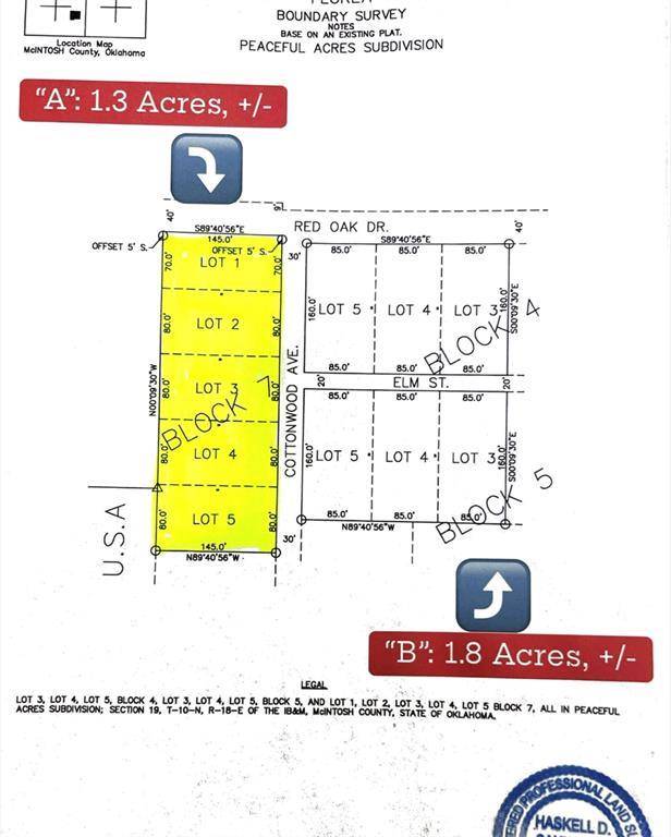1.3 Acres, E 1168 RD, Eufaula, OK 74432