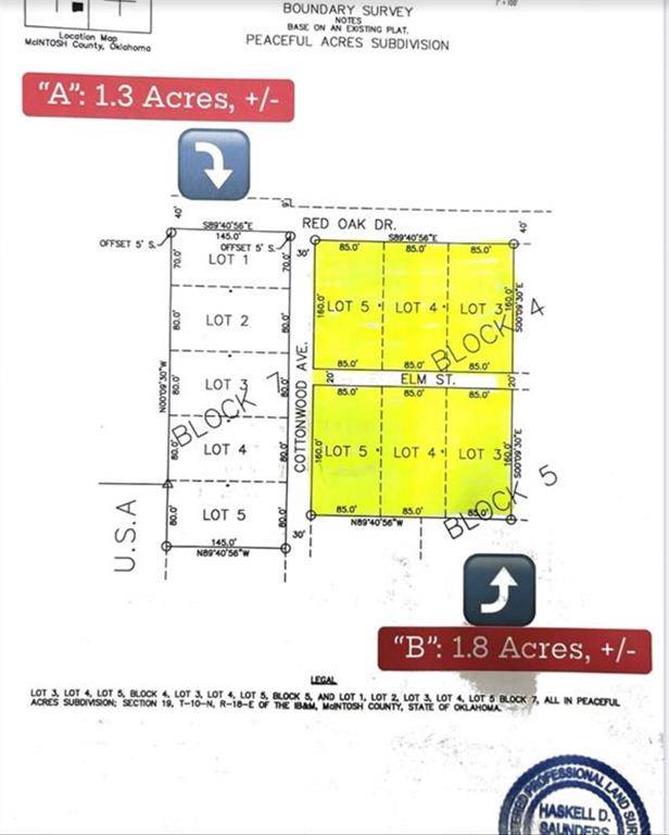 1.8 Acres, E 1168 RD, Eufaula, OK 74432