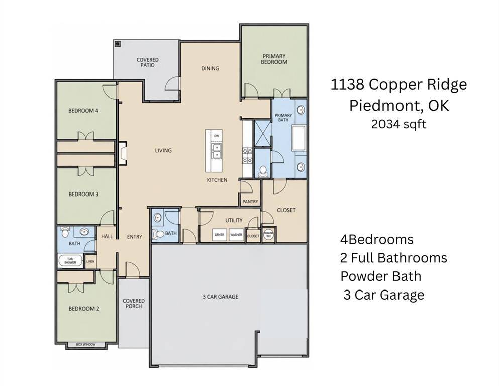 1138 Copper Ridge CIR, Piedmont, OK 73078