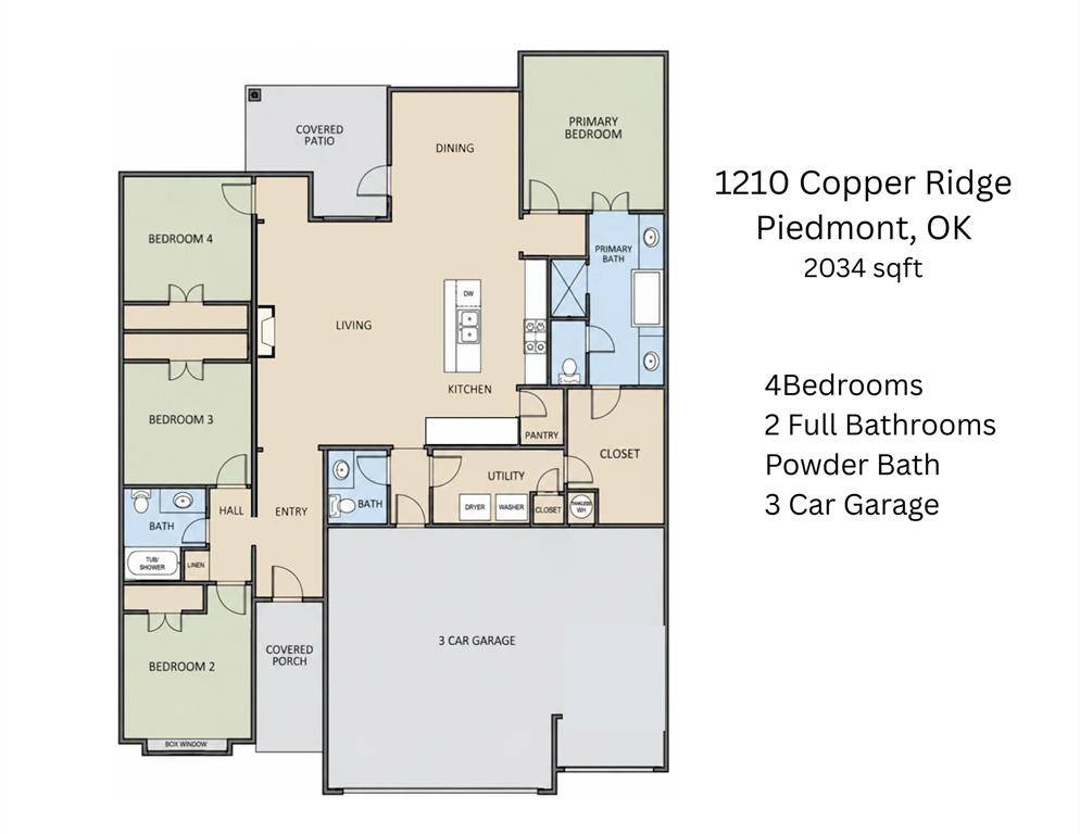 1210 Copper Ridge CIR, Piedmont, OK 73078