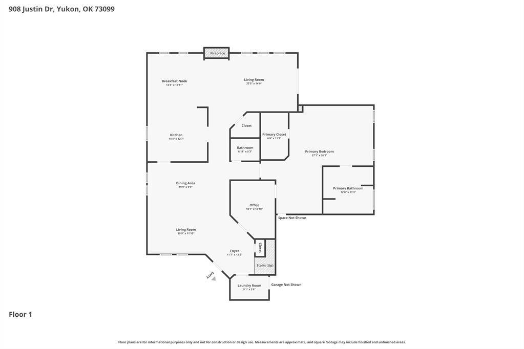 908 N Justin DR, Yukon, OK 73099