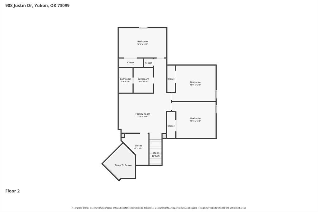 908 N Justin DR, Yukon, OK 73099