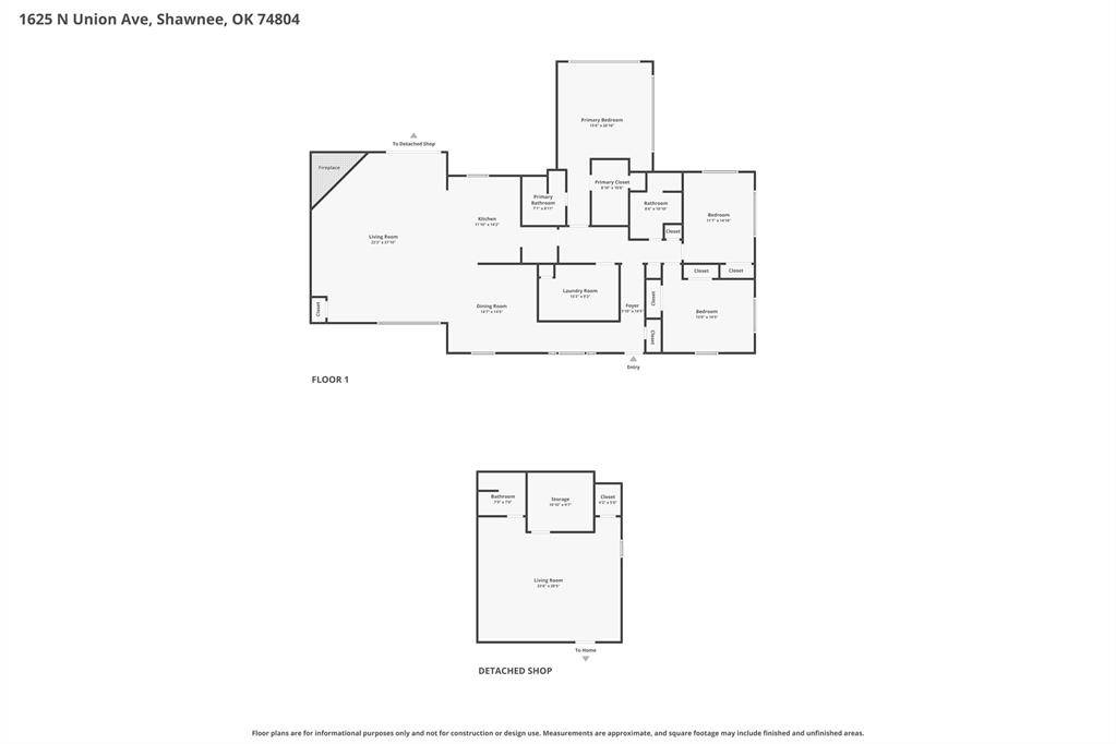 1625 N Union AVE, Shawnee, OK 74804